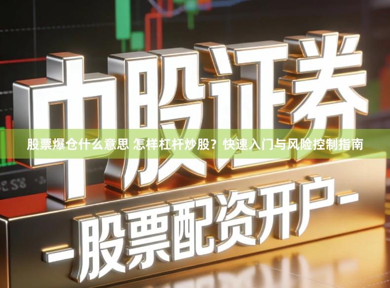 股票爆仓什么意思 怎样杠杆炒股？快速入门与风险控制指南