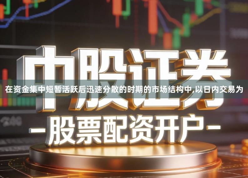 在资金集中短暂活跃后迅速分散的时期的市场结构中,以日内交易为