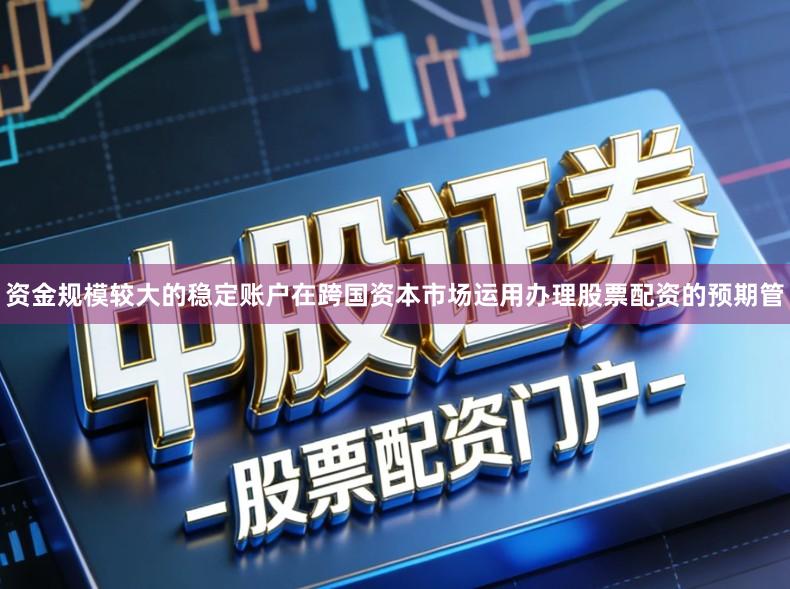 资金规模较大的稳定账户在跨国资本市场运用办理股票配资的预期管