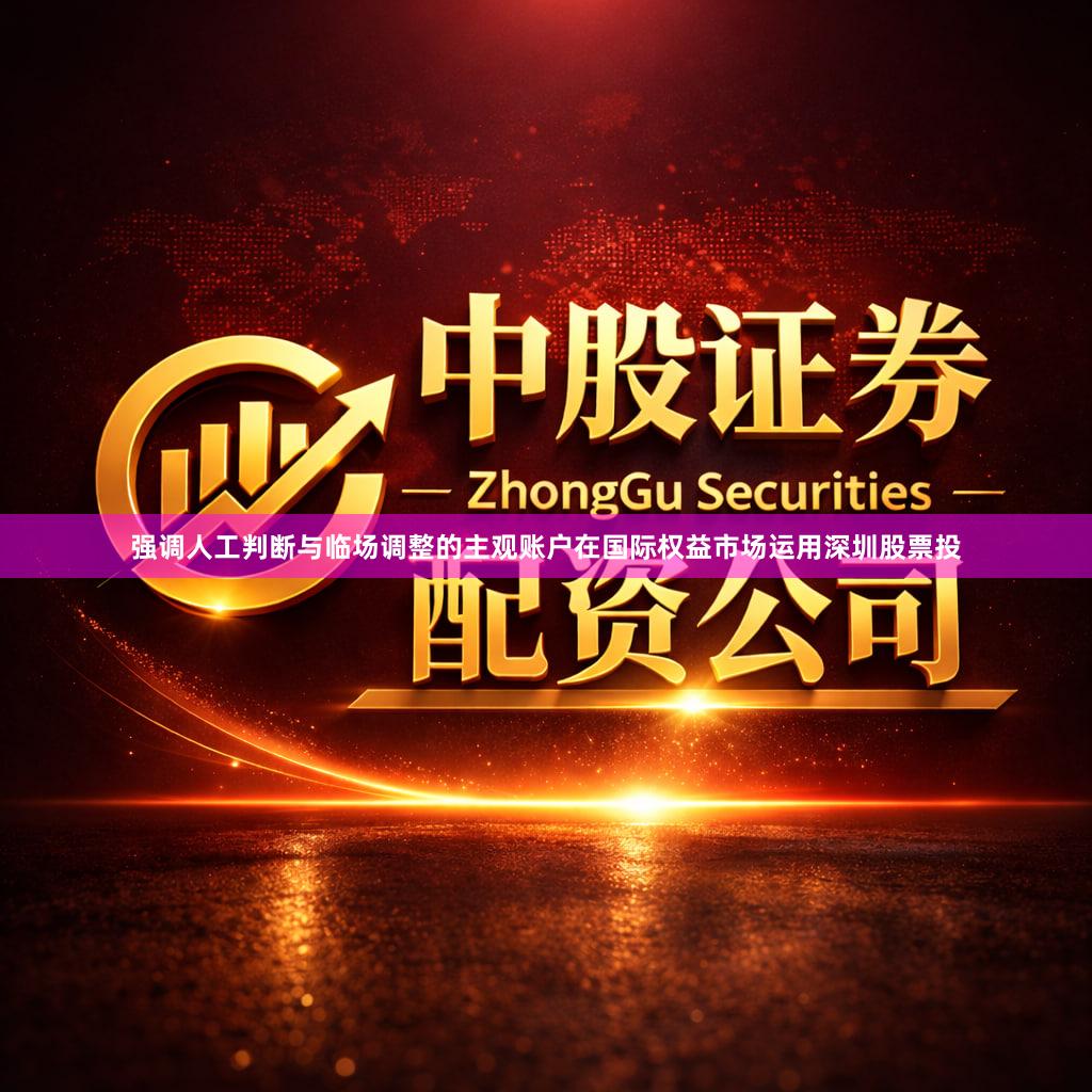 强调人工判断与临场调整的主观账户在国际权益市场运用深圳股票投